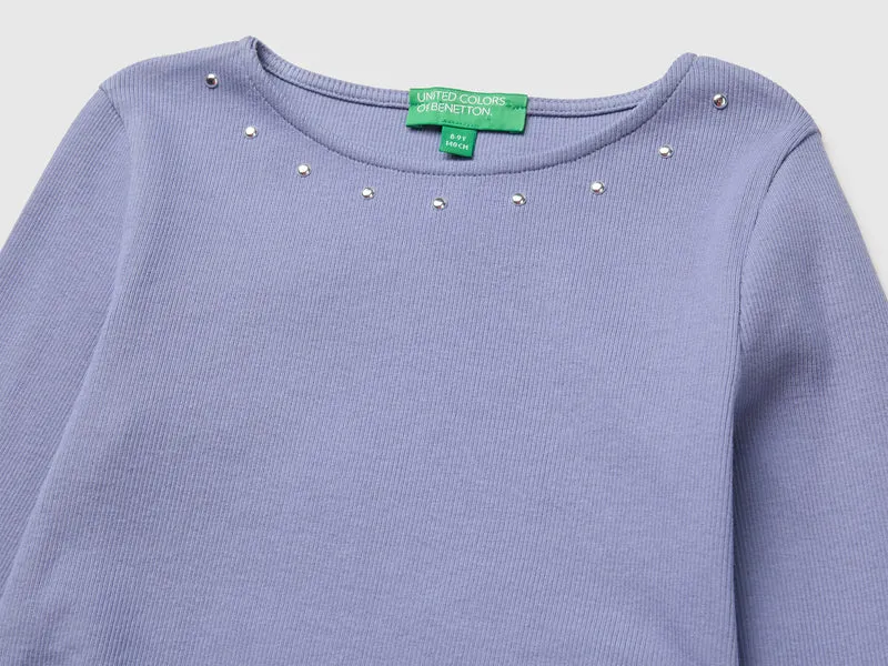 T-Shirt mit Nieten