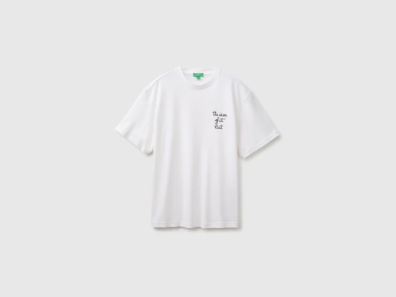 Lässiges T-Shirt mit Aufdruck