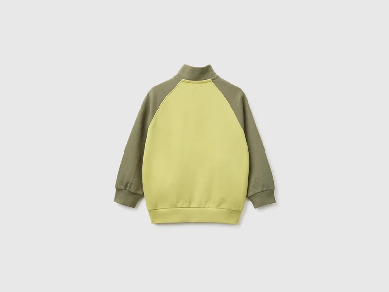 Sweatshirt mit Reißverschluss und Logo