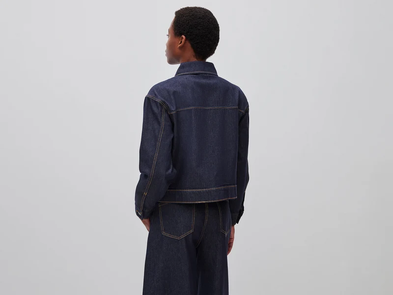 Jeansjacke mit Taschen