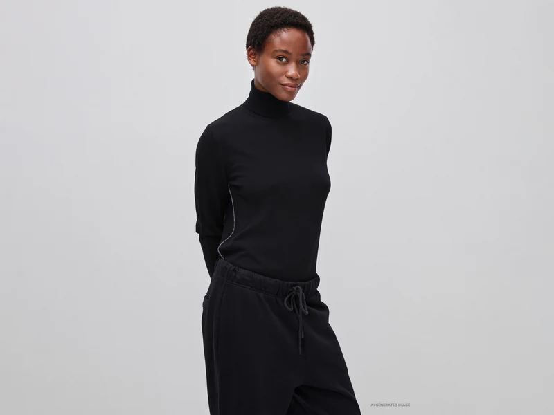 Rollkragenpullover aus reiner Merinowolle
