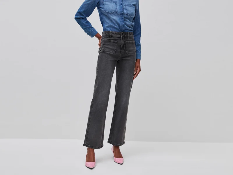 Jeans mit gerader Passform