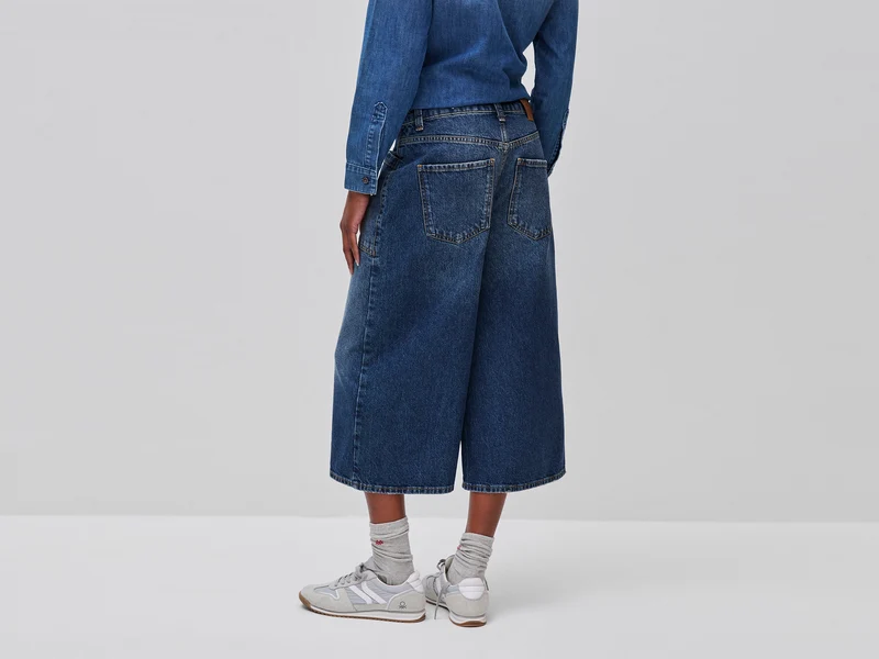Jeans-Bermudas