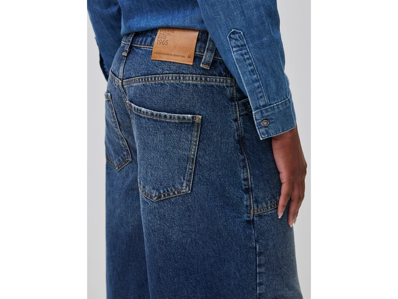 Jeans-Bermudas