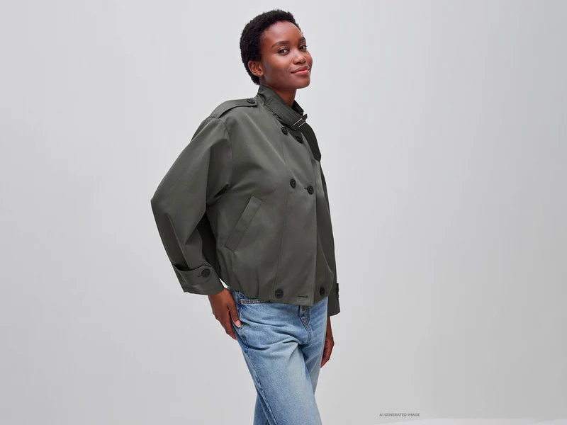 Kurzer zweireihiger Blazer