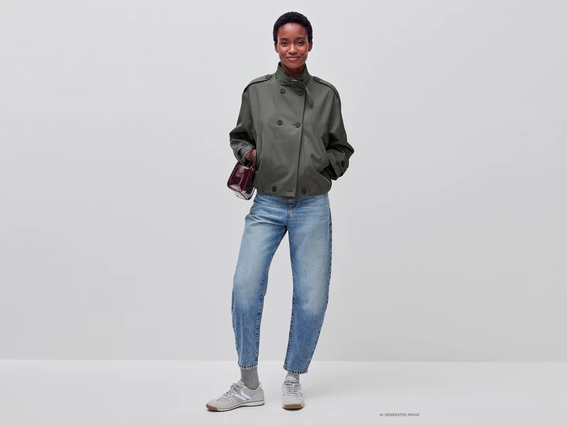 Kurzer zweireihiger Blazer