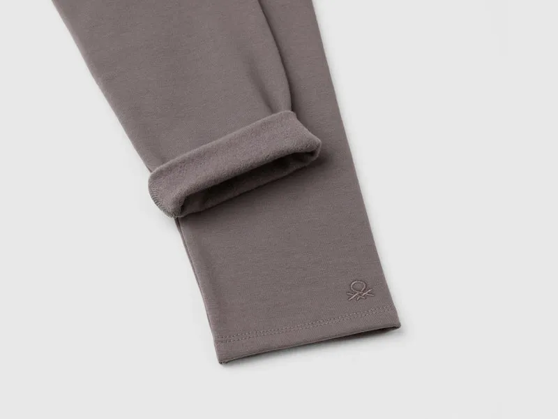 Warme angeraute Leggings