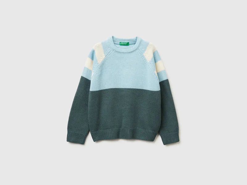 Pullover mit Farbblockdesign