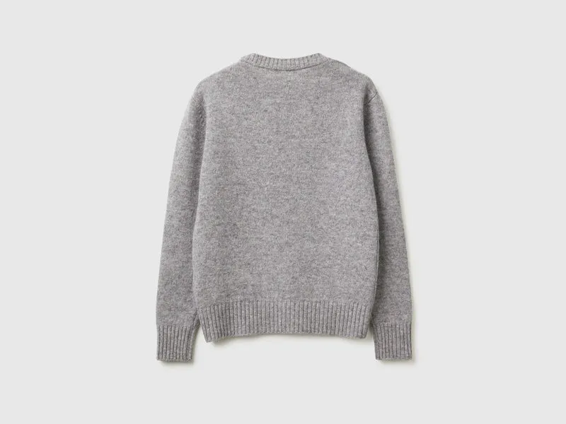 Pullover aus reiner Shetlandwolle