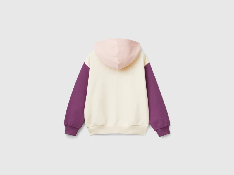 Sweater mit Reißverschluss und Pailletten