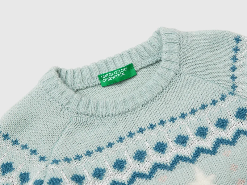 Jacquard-Pullover