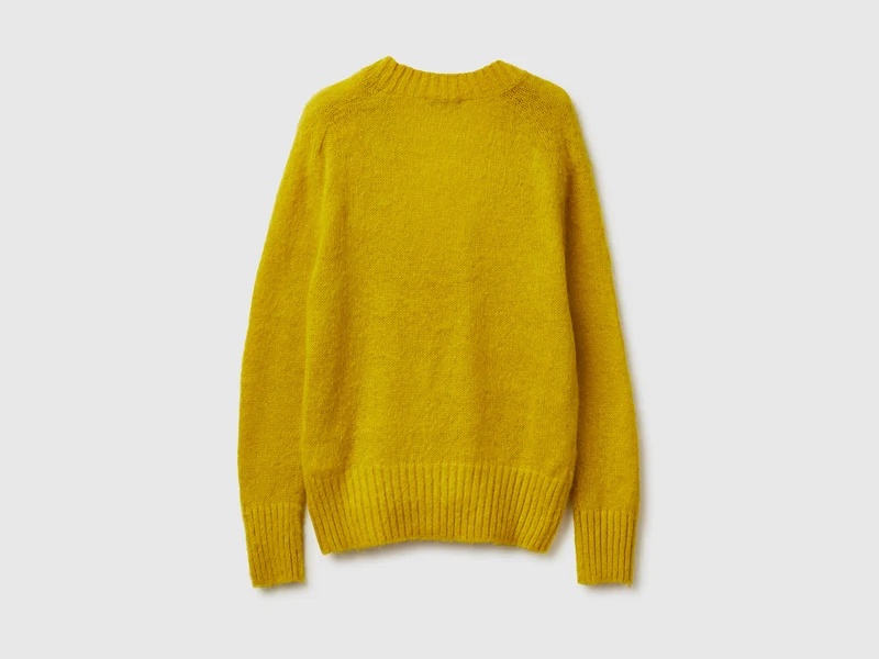 Warmer Pullover aus Mohairmischung