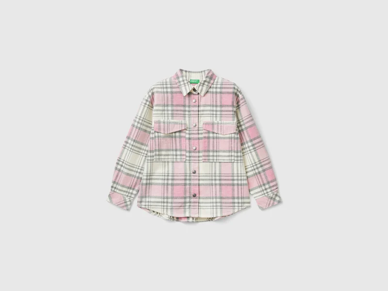 Tartan-Hemd aus Samt