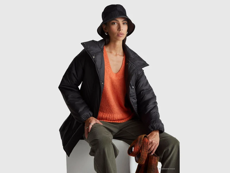 Warmer Pullover aus Mohairmischung