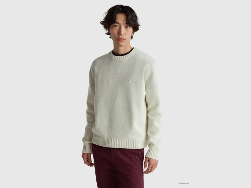 Pullover aus Wollmischung