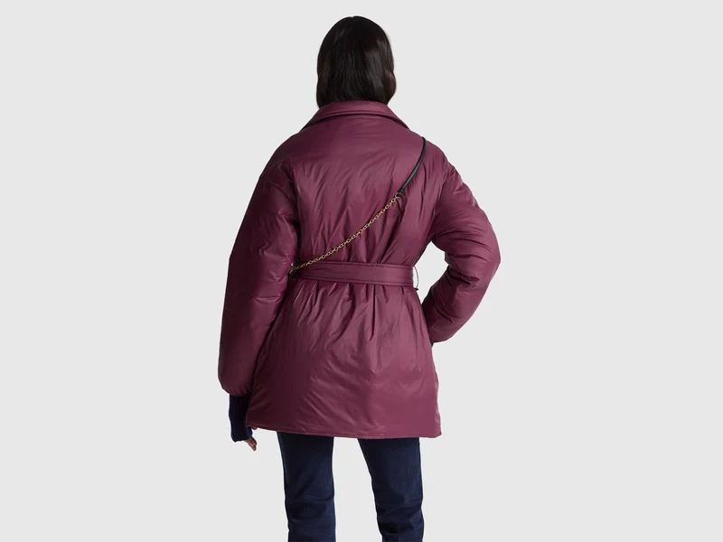 Wattierte Nylonjacke