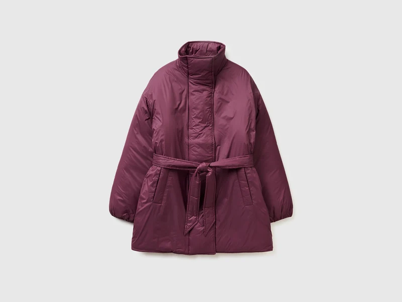 Wattierte Nylonjacke