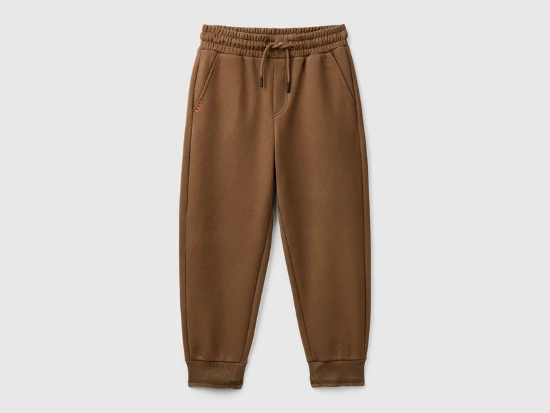 Warme Sweatstoffhose mit Print