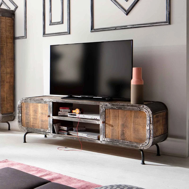 TV-Anrichte Mango massiv Metall - Saigon