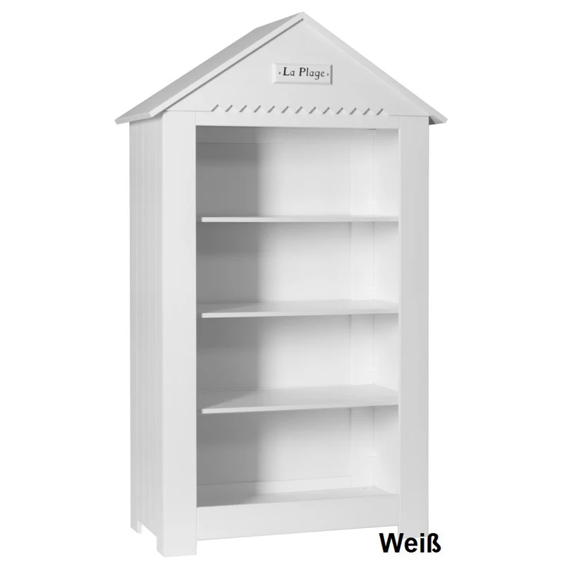 Regal Kiefer massiv Weiß groß Marsylia