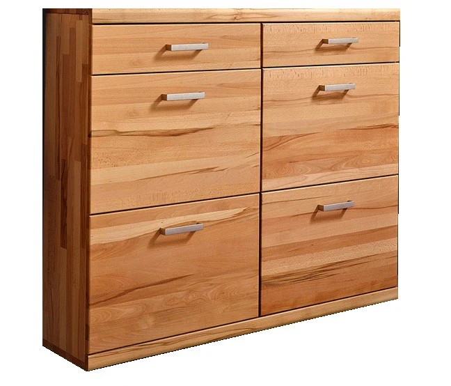 Schuhschrank Kernbuche massiv geölt Quick-Step