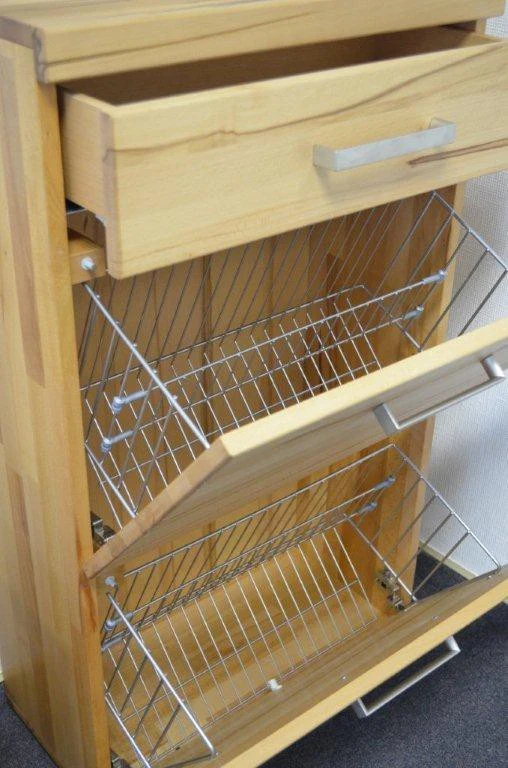 Schuhschrank Kernbuche massiv geölt Quick-Step