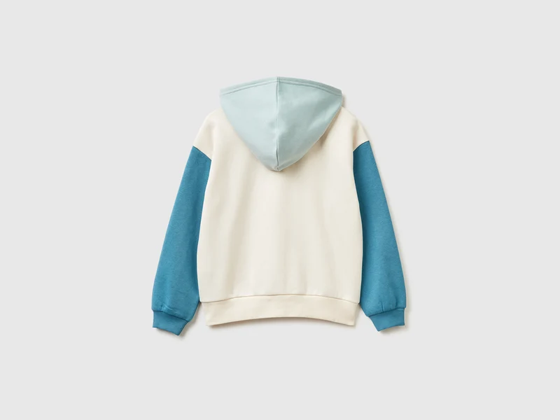 Sweatshirt mit Reißverschluss und Pailletten