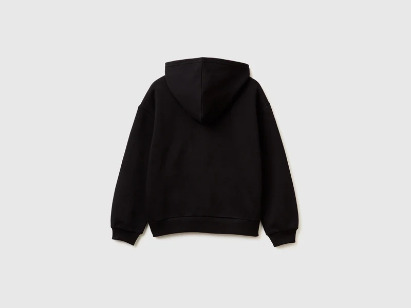 Sweatshirt mit Reißverschluss und Pailletten