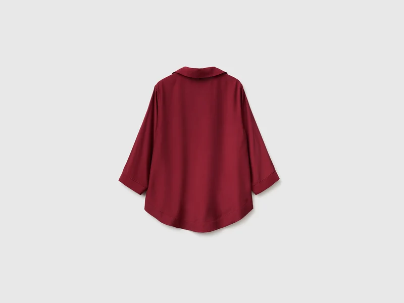Bluse aus reiner Viskose