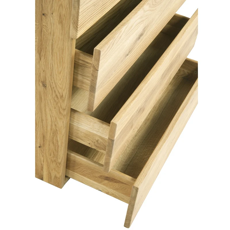 Garderobenset 4 tlg. Wildeiche massiv Woodline 4