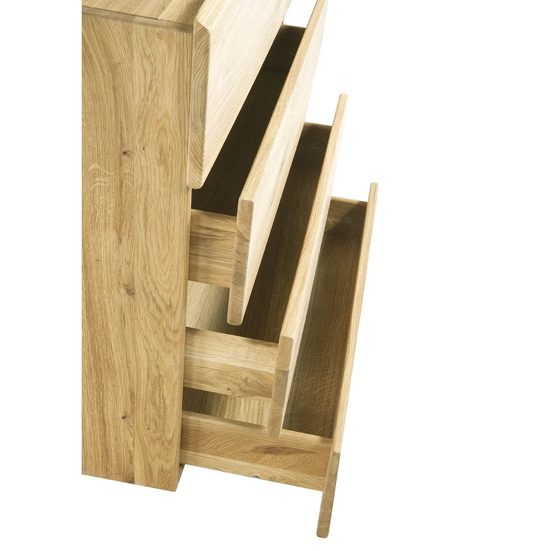 Garderobenset 4 tlg. Wildeiche massiv Woodline 4