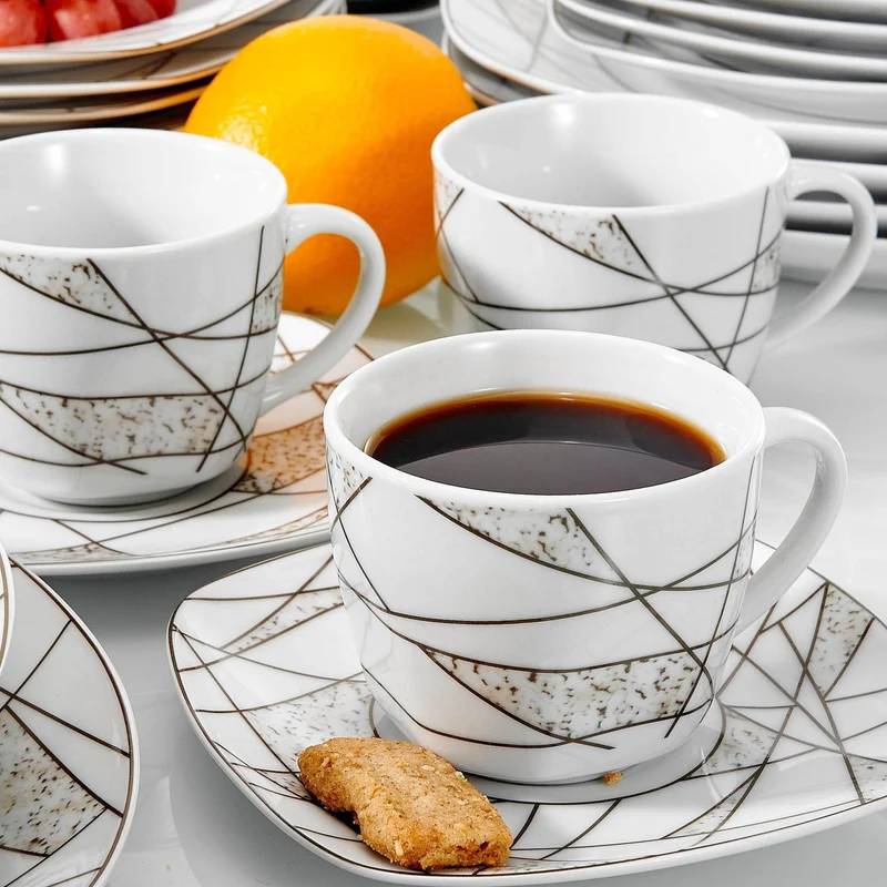 Eurydome Porcelain Dinner Set - Elegant Dining Tableware