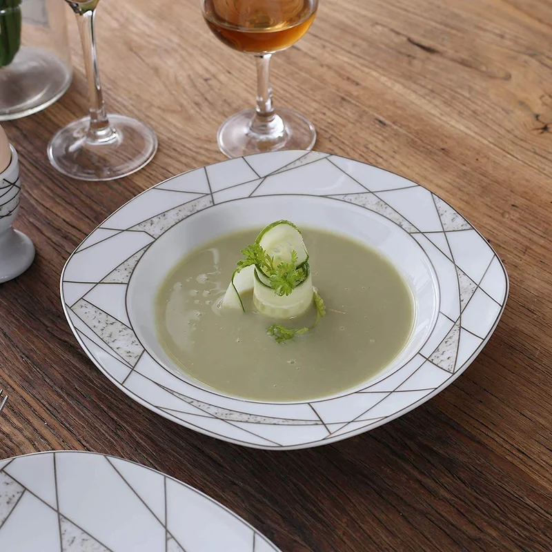 Eurydome Porcelain Dinner Set - Elegant Dining Tableware