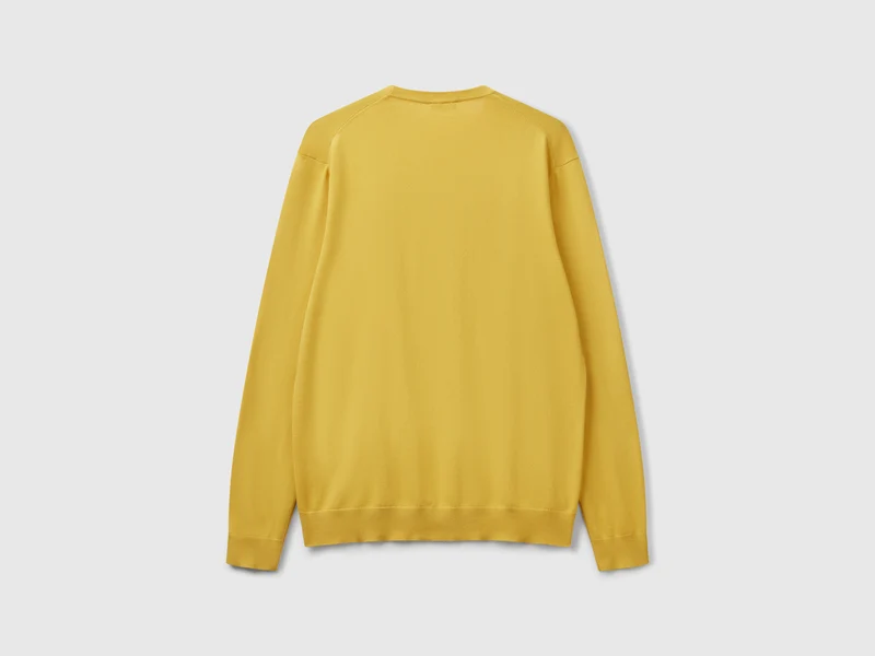 Pullover aus 100% Baumwolle mit Rundhalsausschnitt