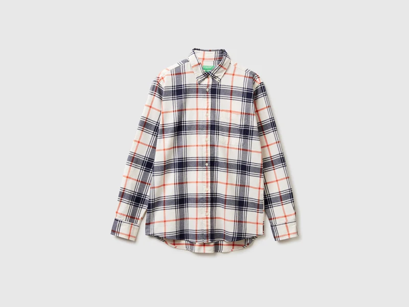 Flanell-Button-Down-Hemd