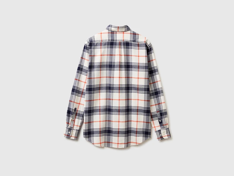 Flanell-Button-Down-Hemd