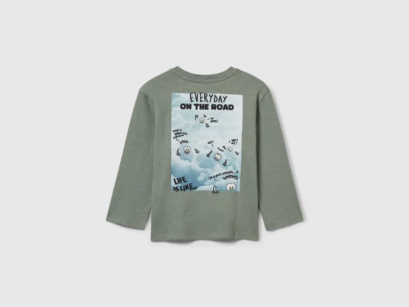 T-Shirt mit Monster-Print