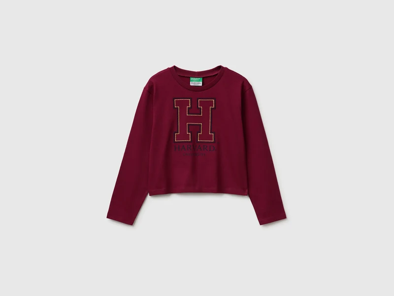 T-Shirt mit kastiger Passform ©Harvard University