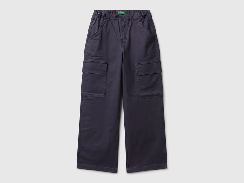 Fallschirmhose aus Stretch-Baumwolle