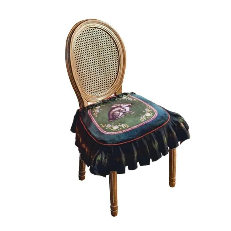 Vintage Dining Chair Slipcover - Accent Chair Protector for Events