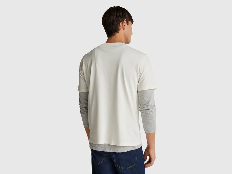 Baumwoll-T-Shirt mit Logo