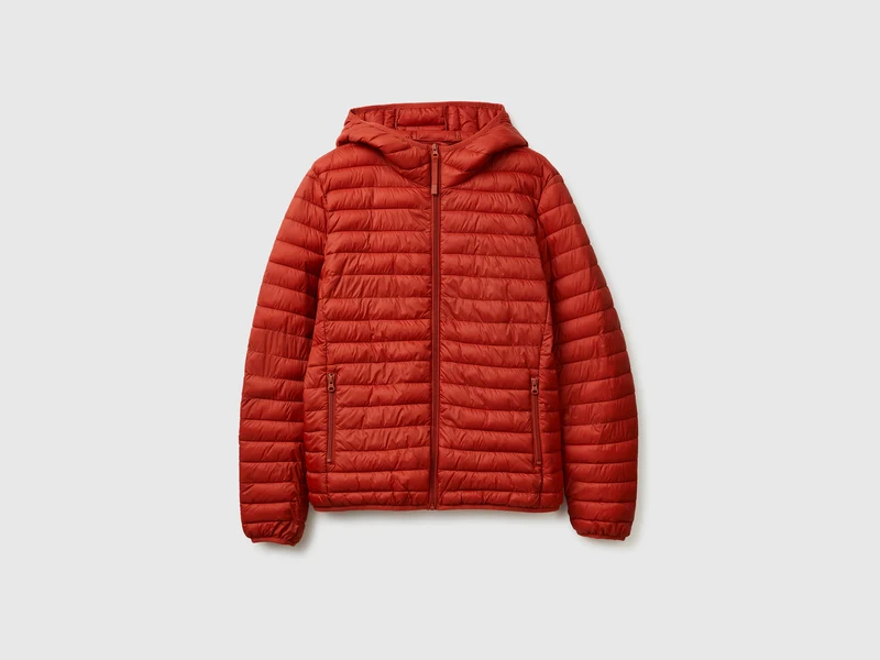 Gefütterte Daunenjacke im Regular Fit