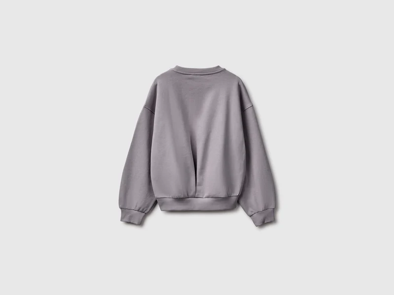 Geschlossenes Sweatshirt aus 100% Baumwolle