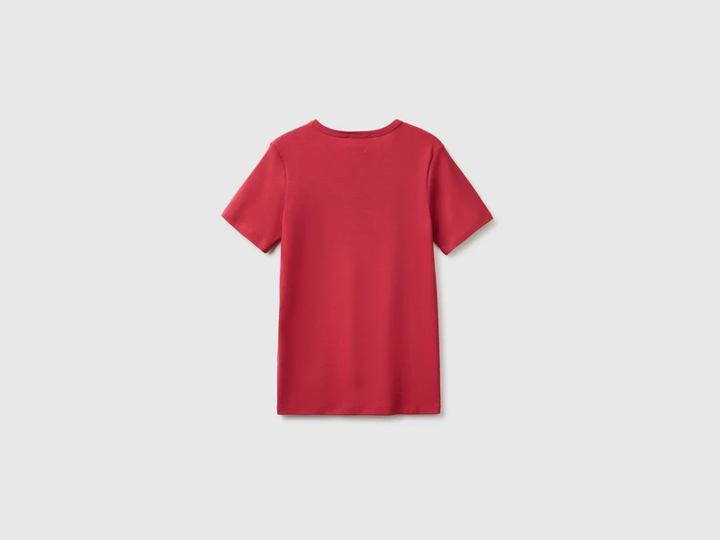 Kurzärmeliges T-Shirt mit Glitzerlogo
