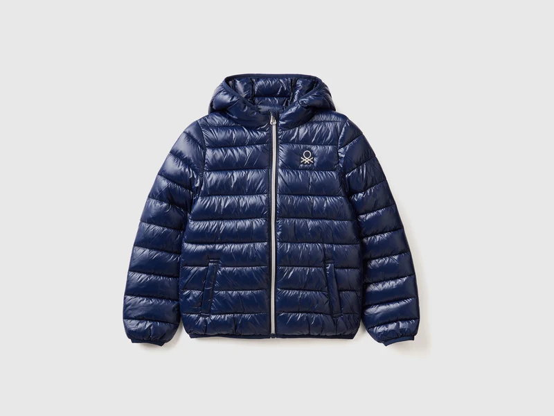 Wattierte Jacke mit Kapuze