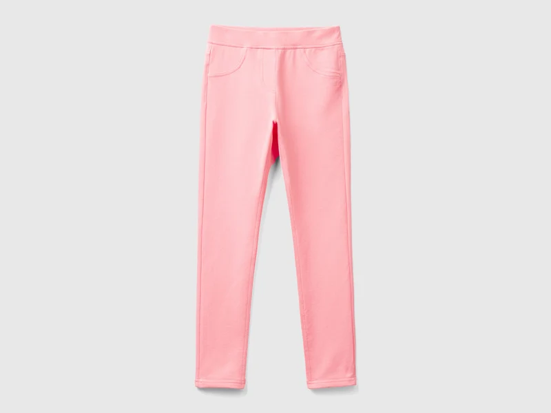 Jeggings aus stretchigem Sweatstoff
