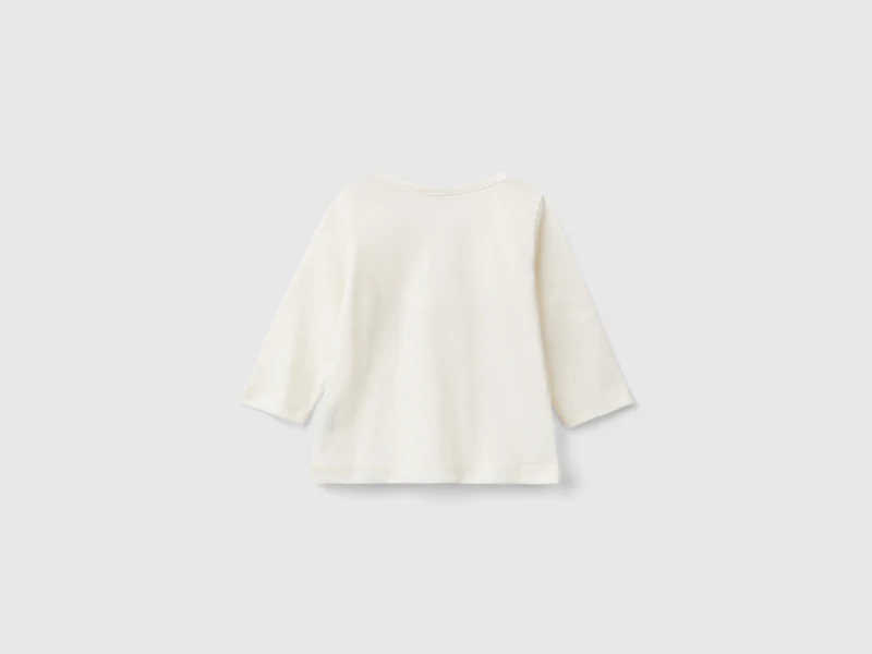 Langärmeliges T-Shirt aus warmer Bio-Baumwolle