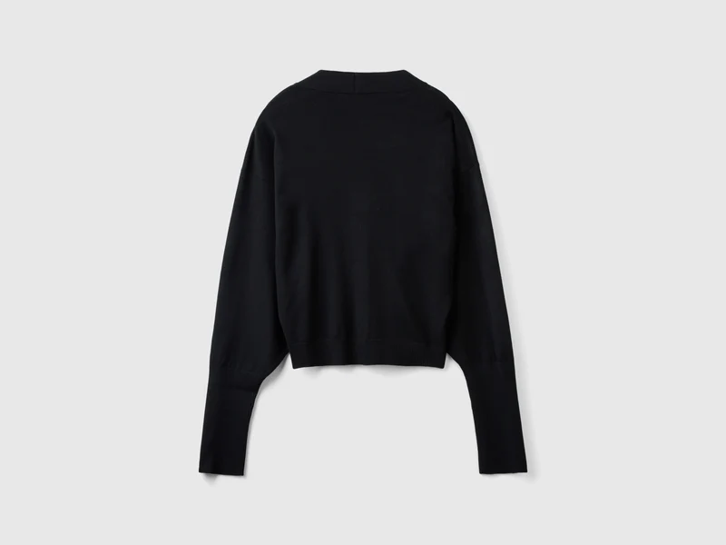 Fließender Cardigan mit Spitze