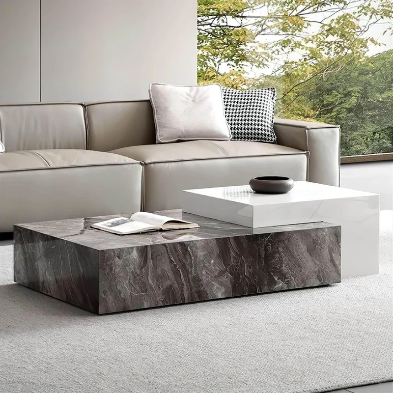 Modern Marble Coffee Table - Elegant Living Room Furniture