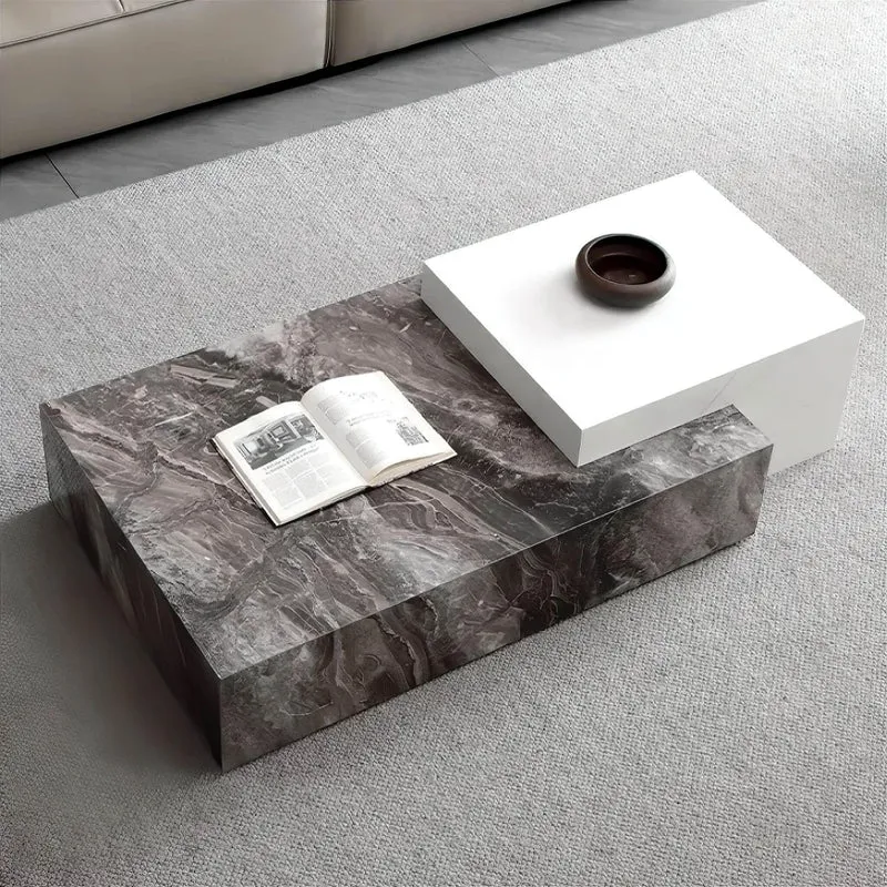 Modern Marble Coffee Table - Elegant Living Room Furniture